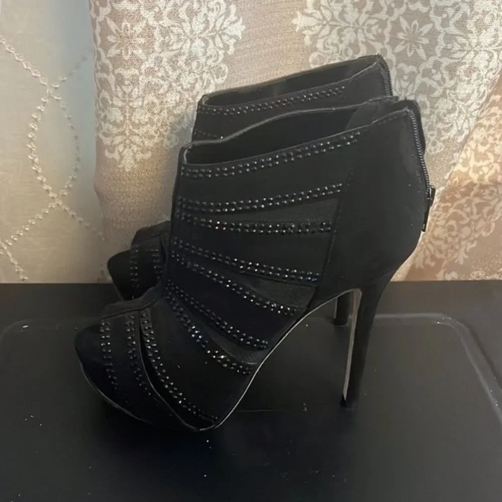 Aldo -p Platform Peep-Toe Heels Size 7.5